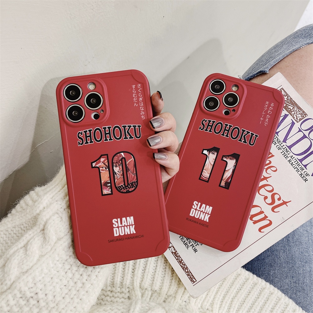Ốp điện thoại mềm họa tiết hoạt hình Slam Dunk cho iPhone7/8/se2 7plus/8plus iPhonex/xs iPhonexsmax 11 iPhone11pro iPhone11promax 12 iPhone12promax 13promax