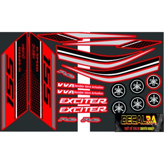 Tem rời Exciter 155 RC - ĐỎ ĐEN