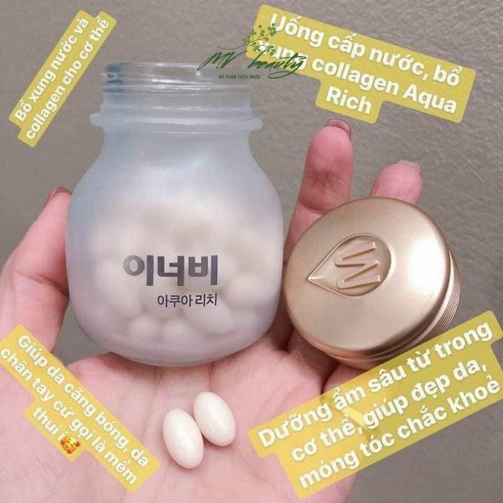 Viên uống cấp nước và collagen cho da Innerb Aqua Rich - MY VANS BEAUTY | Thế Giới Skin Care