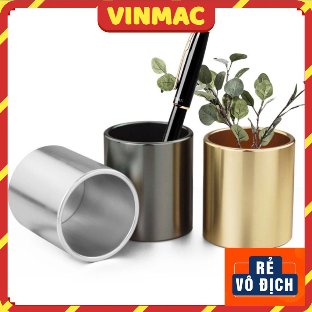 Cốc Đựng Bút Đa Năng Hợp Kim Nhôm, Kệ Đựng Bút Nhôm Để Đàn Làm Việc Đa Năng Sang Chảnh Độc Đáo