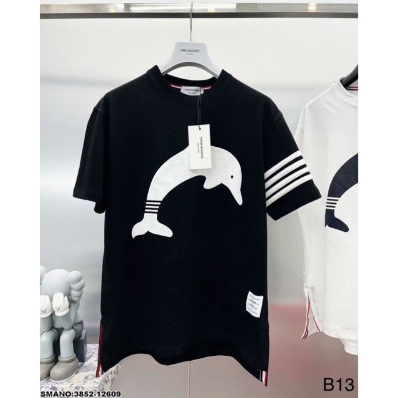 Áo Thun Tay Lỡ Hình Hoa Thập, Áo Phông Form Rộng Nam Nữ Cotton Oversize sihoangngan