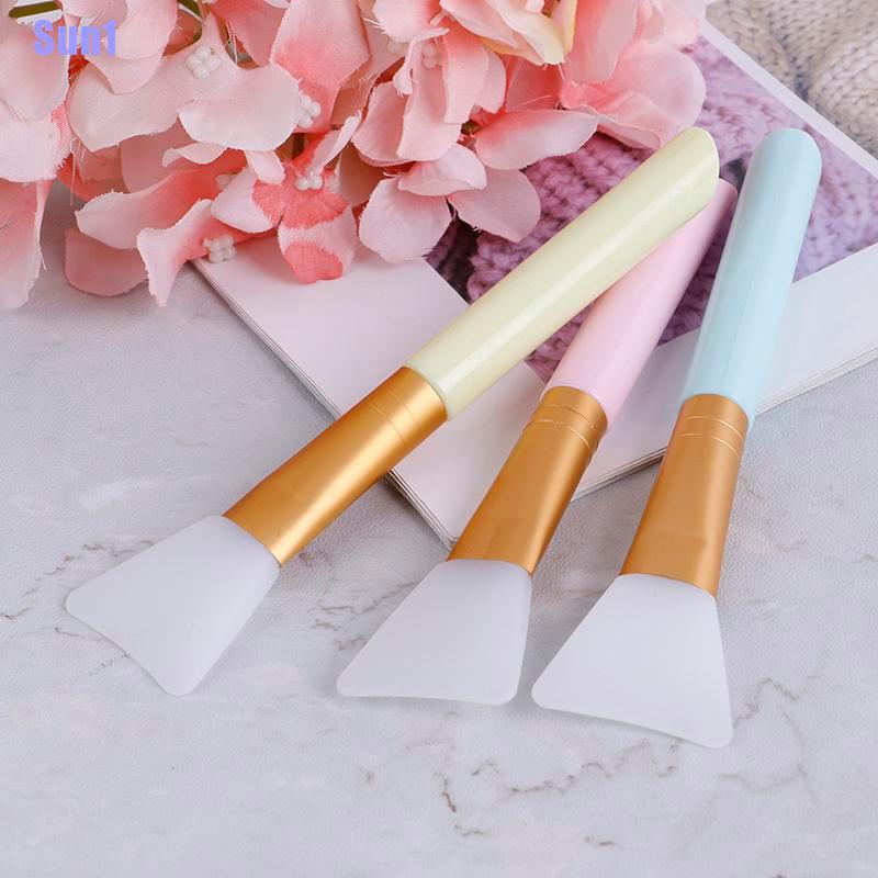 (Hàng Mới Về) Cọ Silicone Phẳng Chăm Sóc Da