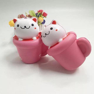 Tkdc cốc mèo to đùng squishy đáng yêu