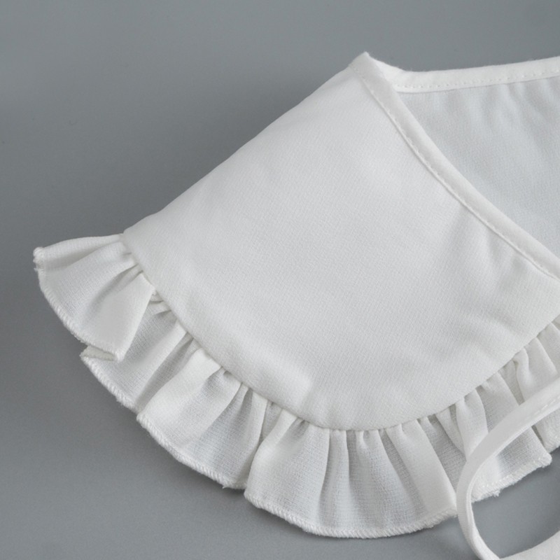 Cổ áo giả kiểu cổ búp bê phối bèo xinh xắn dành cho bạn gái