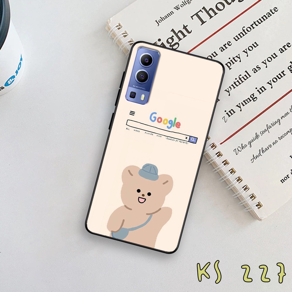 Ốp lưng Vivo y72 5G - Vivo Y15s - Vivo Y52s - Ốp in hình gấu bear ngộ nghĩnh