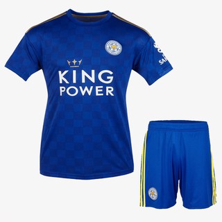 Quần Áo bóng đá CLB LEICESTER - xanh - mùa giải mới 2019/20- vải thun lạnh xịn
