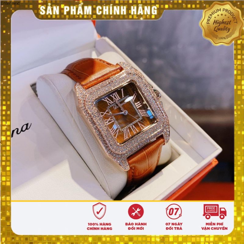 ( Video) Siêu Cấp Đồng Hồ Nữ Davena Nạm Đá, Fullbox Hãng