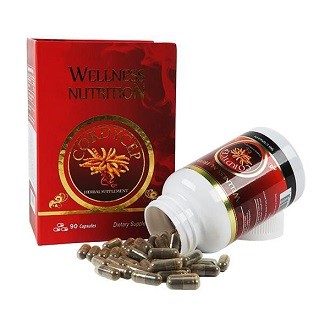 Đông trùng hạ thảo Wellness Nutrition 30 VIÊN (Tăng cường sự phát triển thể lực và trí lực, Tăng cường hệ miễn dịch.)