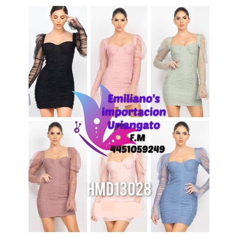 Đầm Nhún HAUTE MONTE/FASHION NOVA 2 Lớp - 3730
