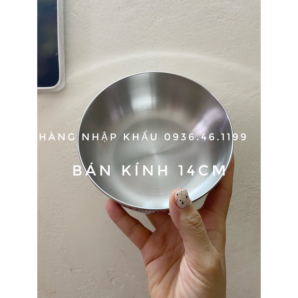 bát tô đựng cơm,canh Zebra Thái lan Inox SUS304 14cm - 111014(Hàng công ty)