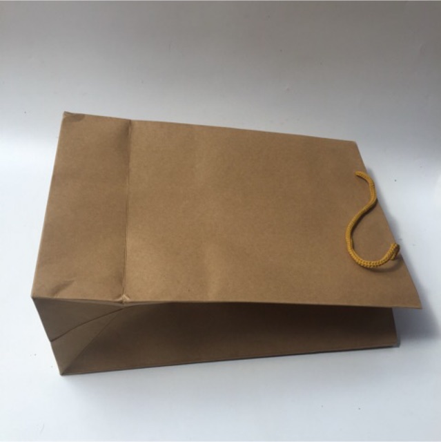 10 Túi giấy kraft to đựng quần áo, hộp giày kt 25x36x15