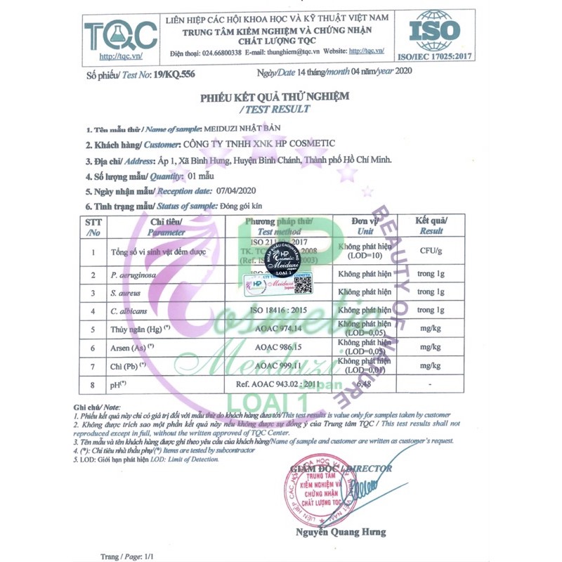 KEM MEIDUZI HÀNG CHUẨN CÓ TEM HP | WebRaoVat - webraovat.net.vn