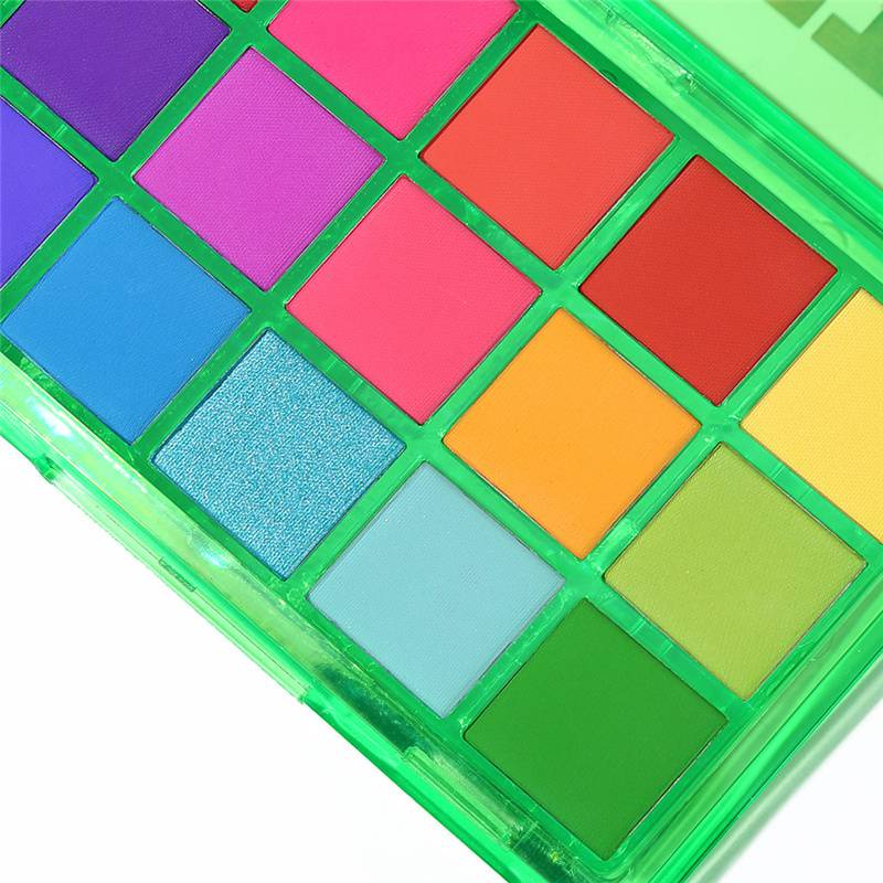 Sweet Party Eyeshadow Pallete Neon Makeup Palette 15 Shimmer Glitter Matte Shades Matellic Nude Blendable Pigment Powde