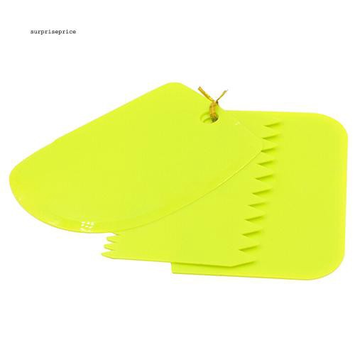 Set 3 dụng cụ chà láng trang trí tạo hình bánh kem chuyên dụng tiện lợi