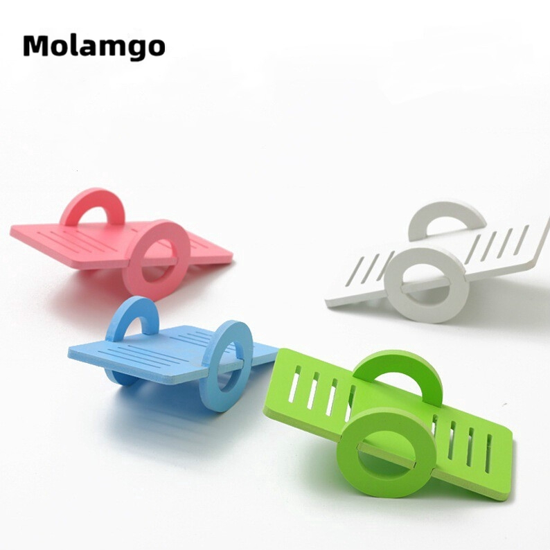 Đồ Chơi Bập Bênh MOLAMGO Làm Từ Gỗ Nhỏ Gọn Cho Chuột Hamster