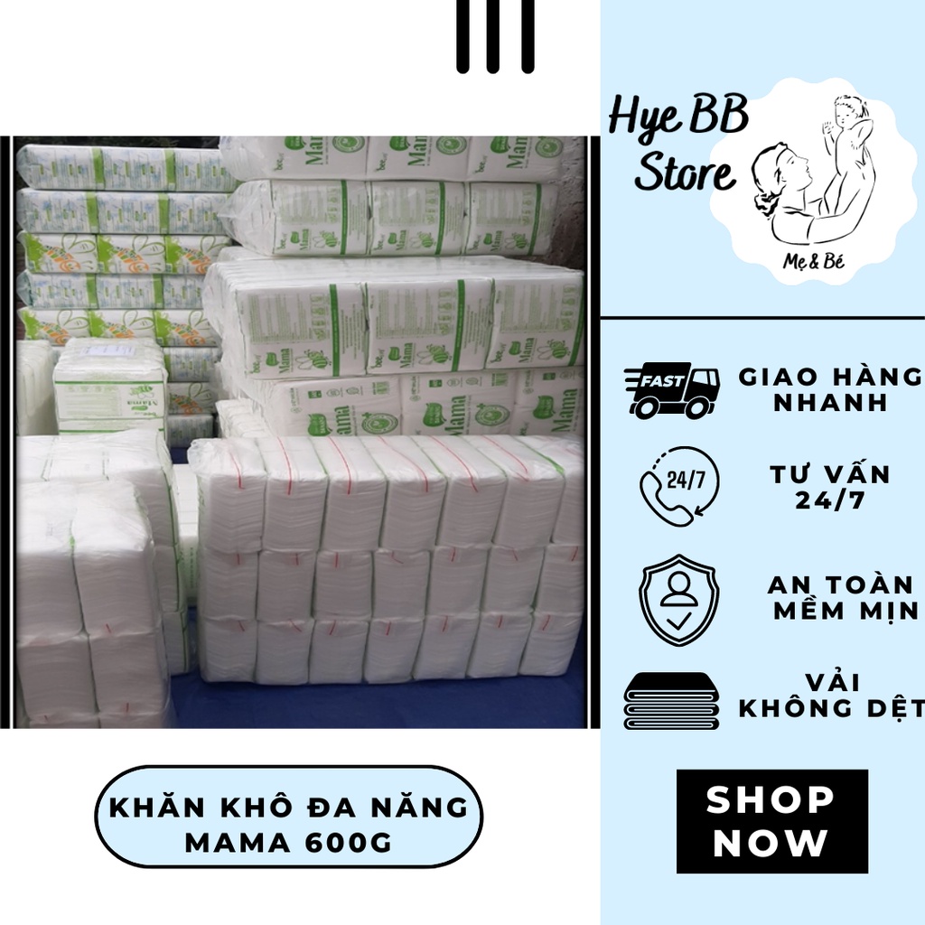 KHĂN VẢI KHÔ ĐA NĂNG MAMA