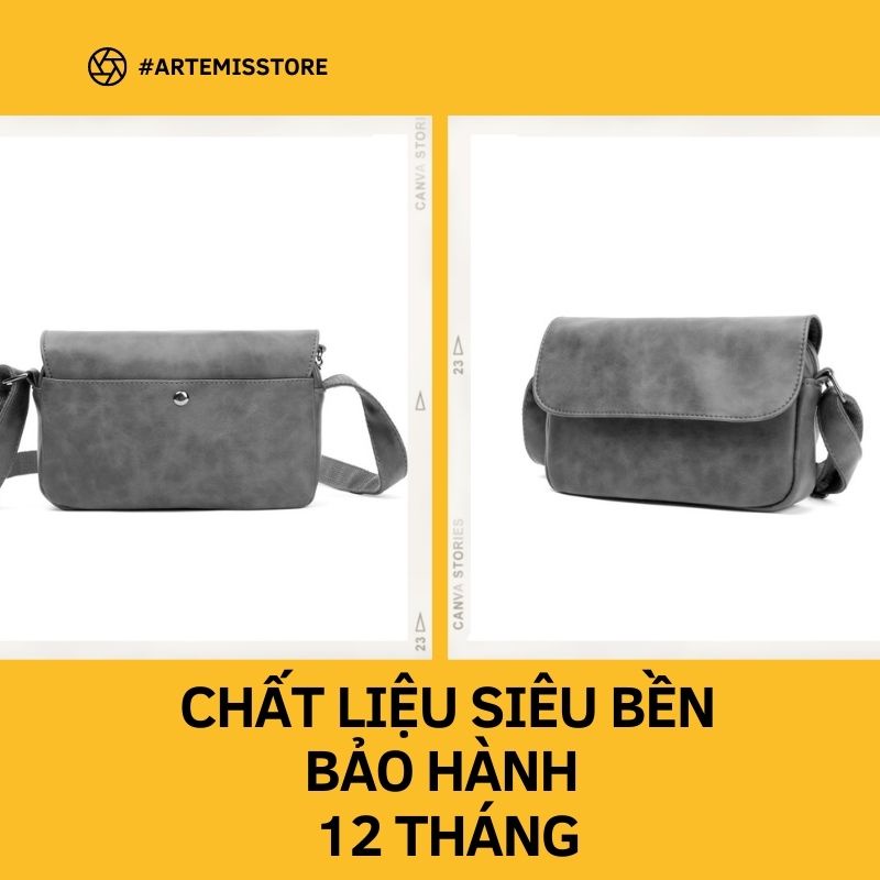 Túi xách nam ⚡FREESHIP⚡da đeo chéo vai hiện đại lịch lãm cao cấp, lịch lãm, bền, đẹp. BH 12 th Tặng Vớ nam 86U3