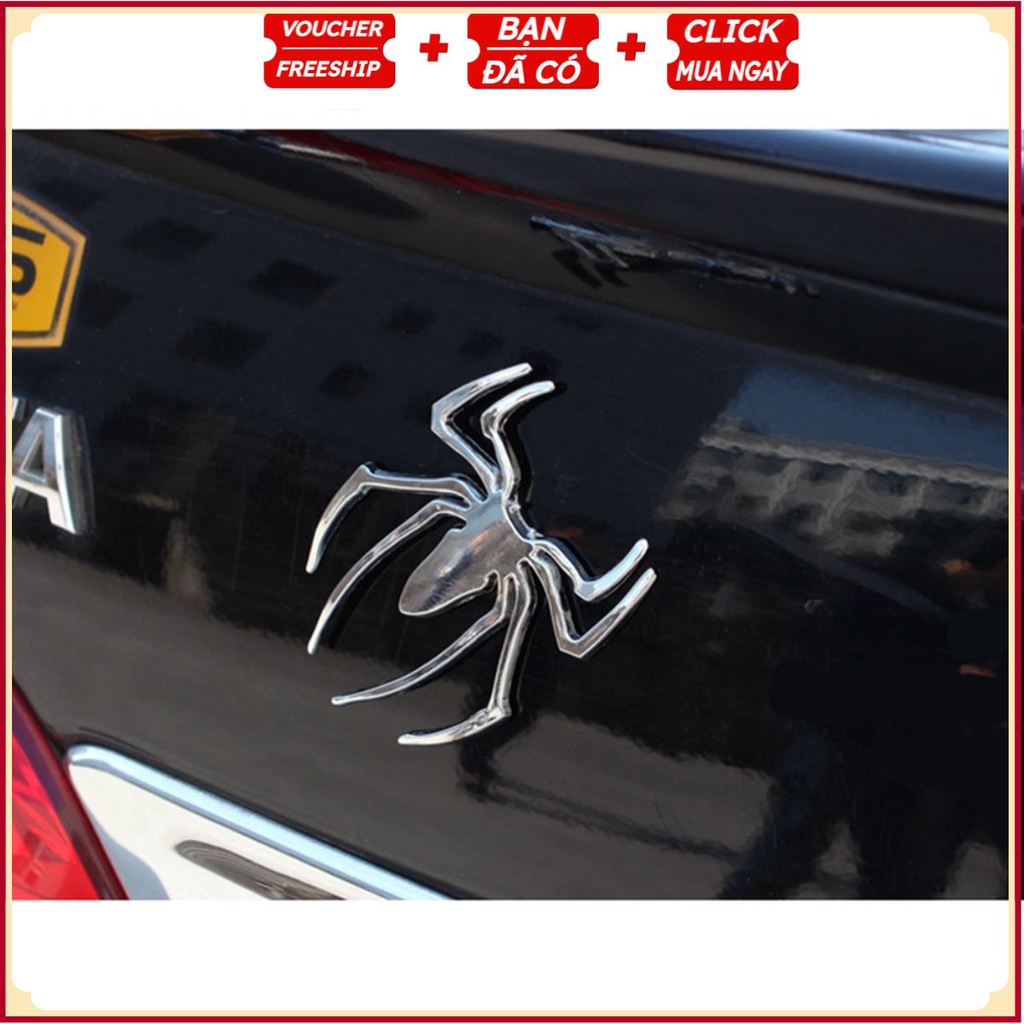 Decal Dán Ô Tô Con Nhện Phong Cách