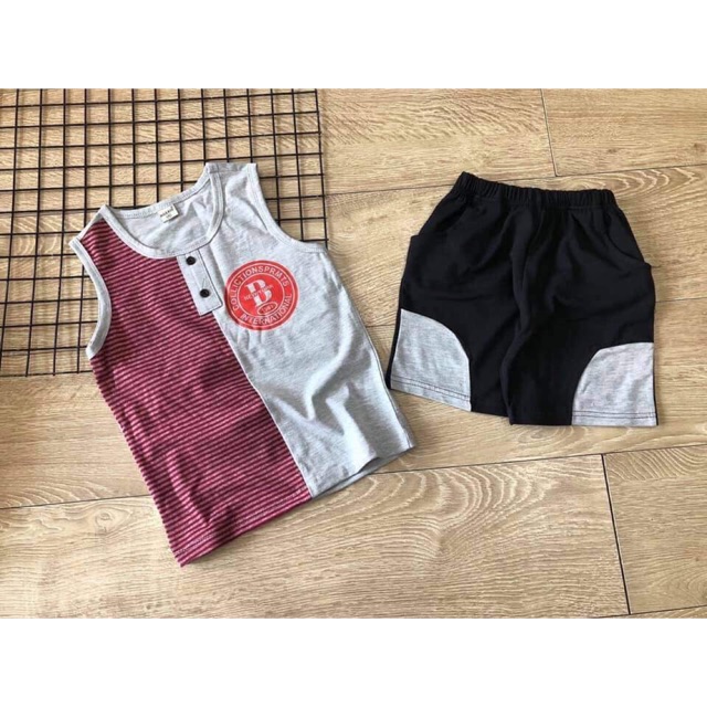 Combo 6 bộ bé trai size đại