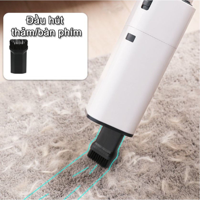 Máy hút bụi 4 đầu hút thông minh Loại bỏ mạnh mẽ bụi bẩn lâu ngày và lông vật nuôi thiết bị làm sạch | BigBuy360 - bigbuy360.vn