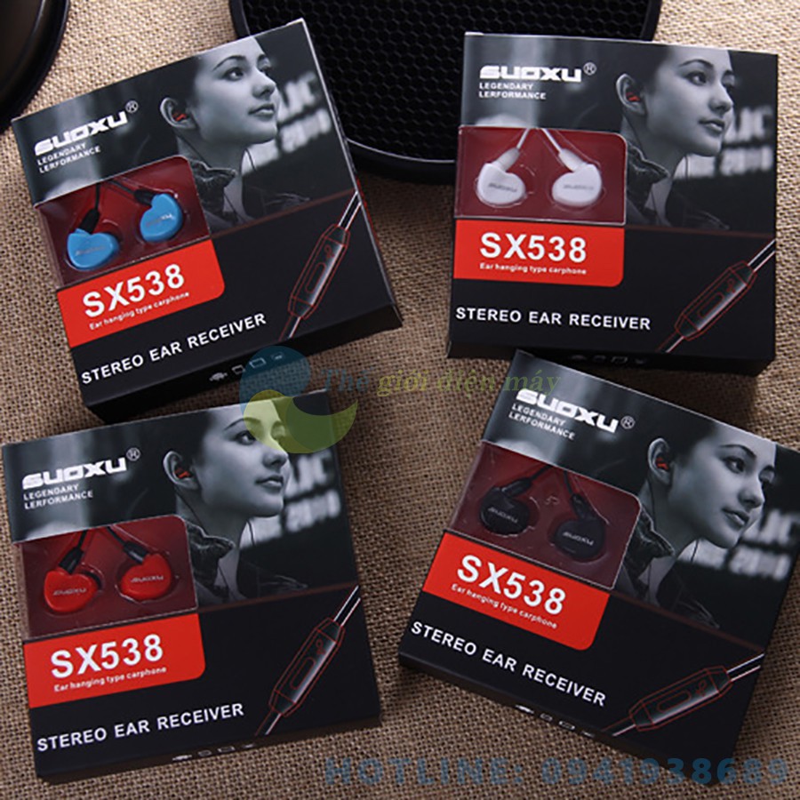 [SaleOff] tai nghe thể thao nhét tai Mijafit Suoxu Stereo SX538 công nghe mới bảo hành 6 tháng shop thế giới điện máy .