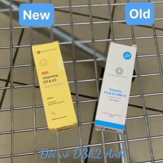 Vitamin D3K2 MK7 của Anh quốc