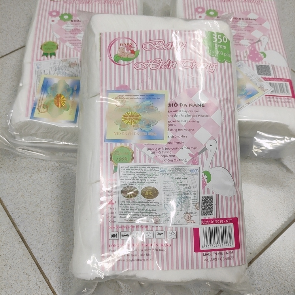 Khăn khô đa năng HIỀN TRANG mẫu mới nhất 350g hàng chính hãng