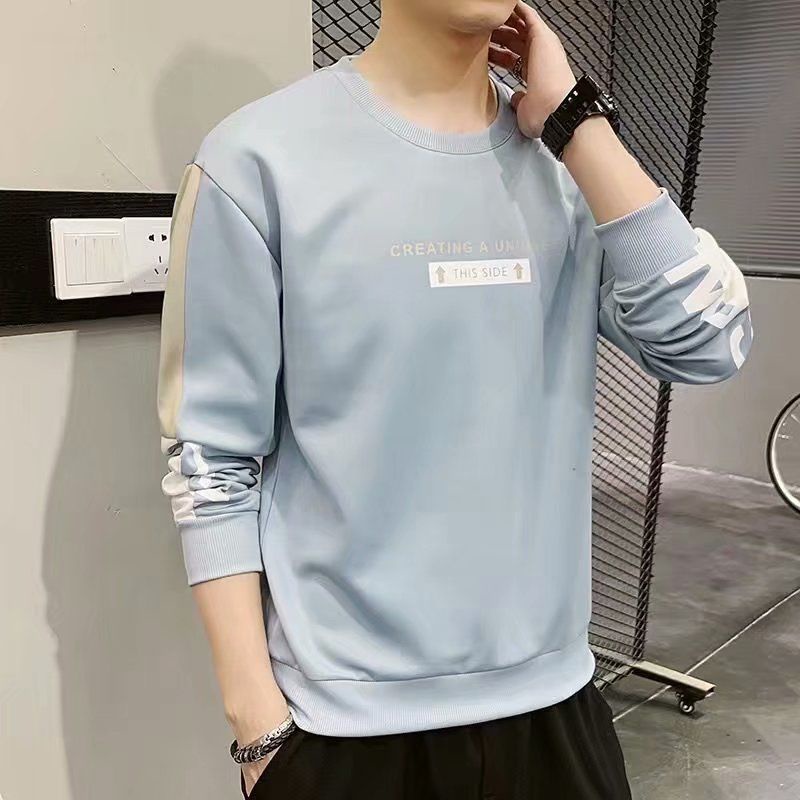 Áo Thun Tay Dài In Họa Tiết Thời Trang Xuân Thu 2021 Cho Nam