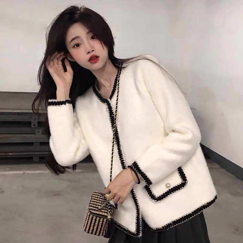 Áo Khoác len tay dài,trẻ trung, chất Len dày dặn, kiểu dáng Hàn Quốc - Hàng QC | BigBuy360 - bigbuy360.vn