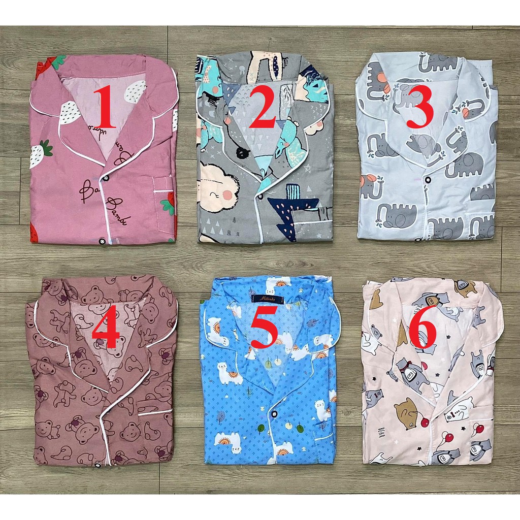 [Kate mềm] Bộ Pijama đùi chất Kate mềm freesize<60kg | BigBuy360 - bigbuy360.vn