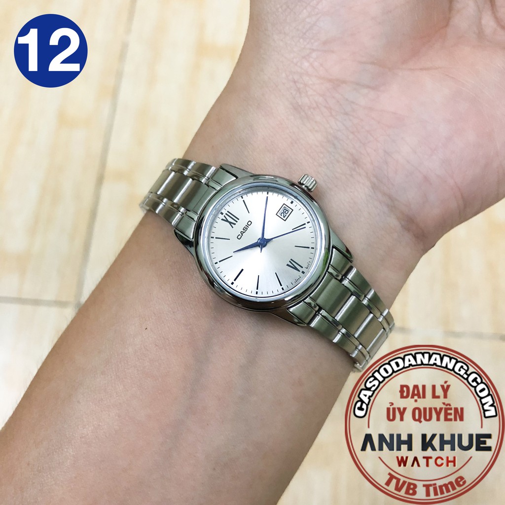 Đồng hồ nữ dây kim loại Casio chính hãng Anh Khuê LTP-V002 Series (25mm)