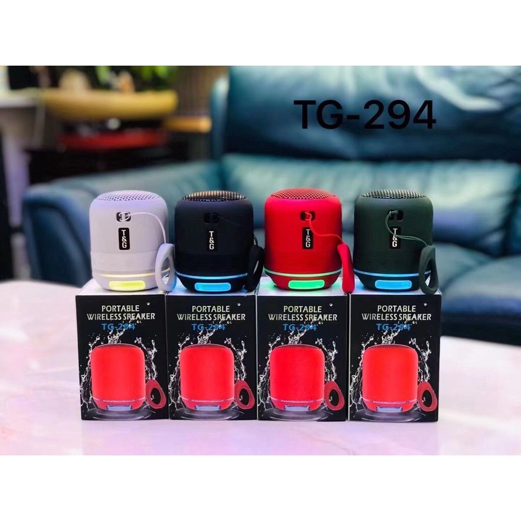 Loa Bluetooth Mini⚡TG 294 ⚡Hỗ Trợ TF -Loa Di Động Mini có MIC , Loa Nghe Nhạc Mini Đèn LED RGB ,USB - Bảo Hành 12 Tháng