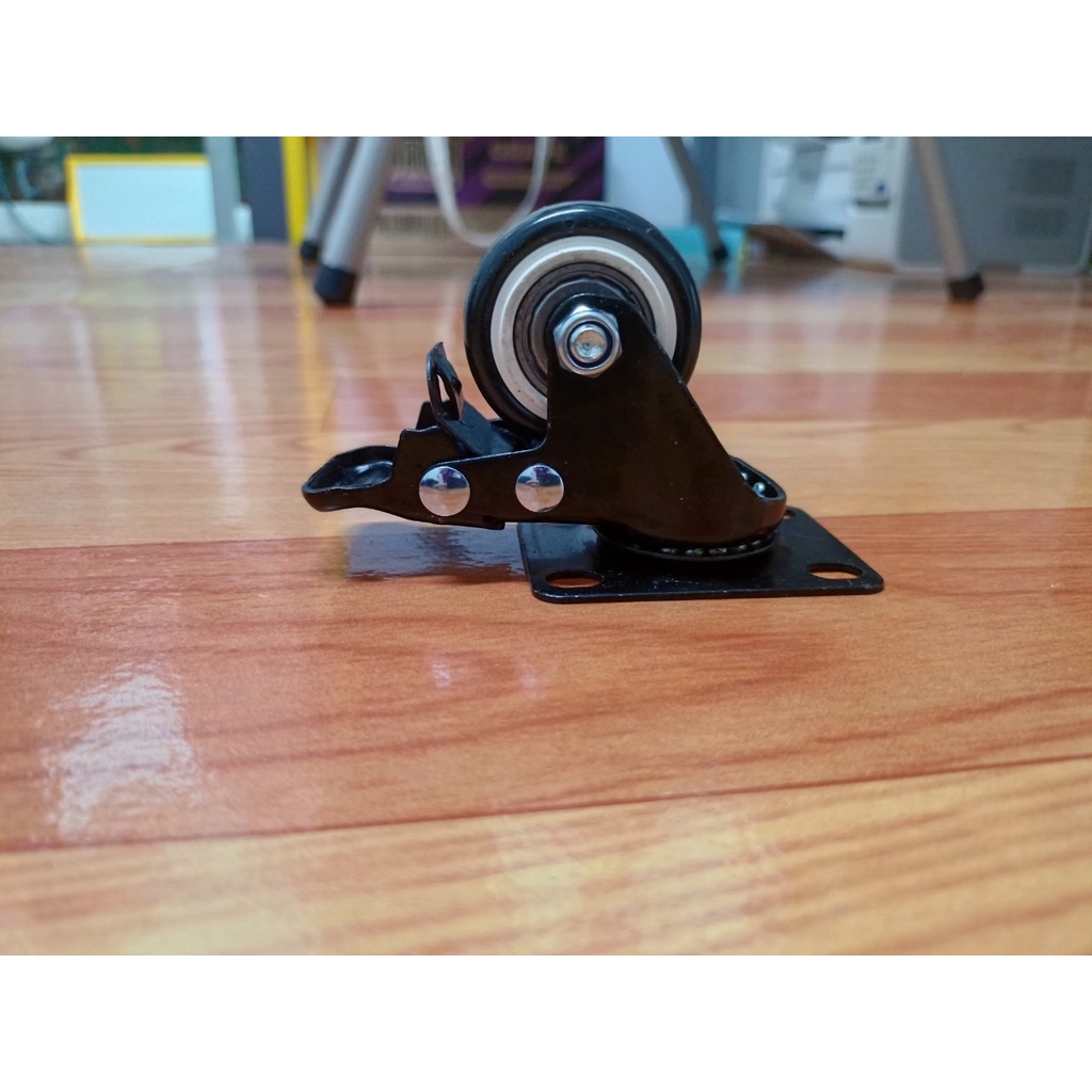 Bánh xe đen 4cm, 5cm, 7.5cm, 10cm, 12.5cm