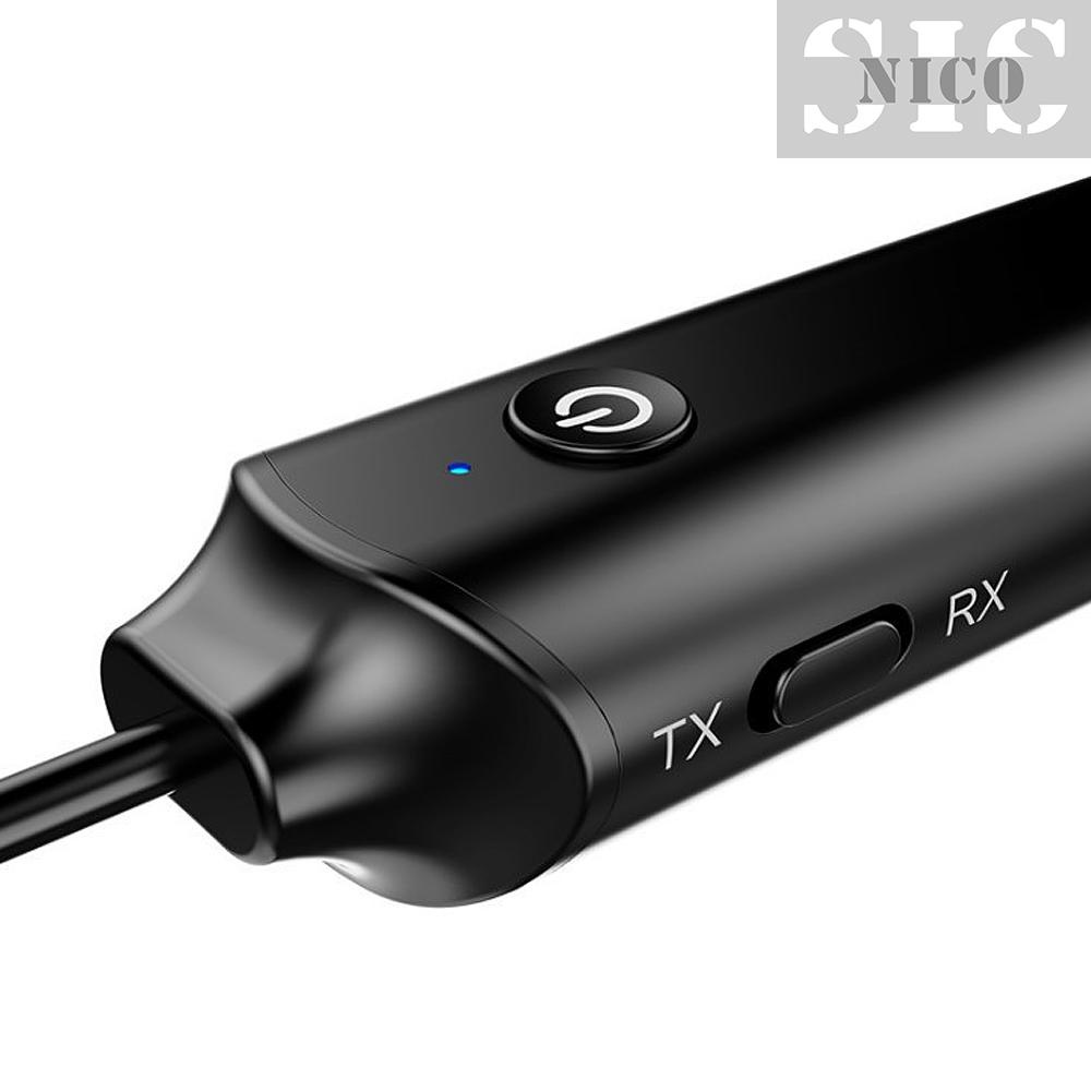 Bộ Chuyển Đổi Âm Thanh Không Dây Bt 5.0 2 Trong 1 Đen | BigBuy360 - bigbuy360.vn