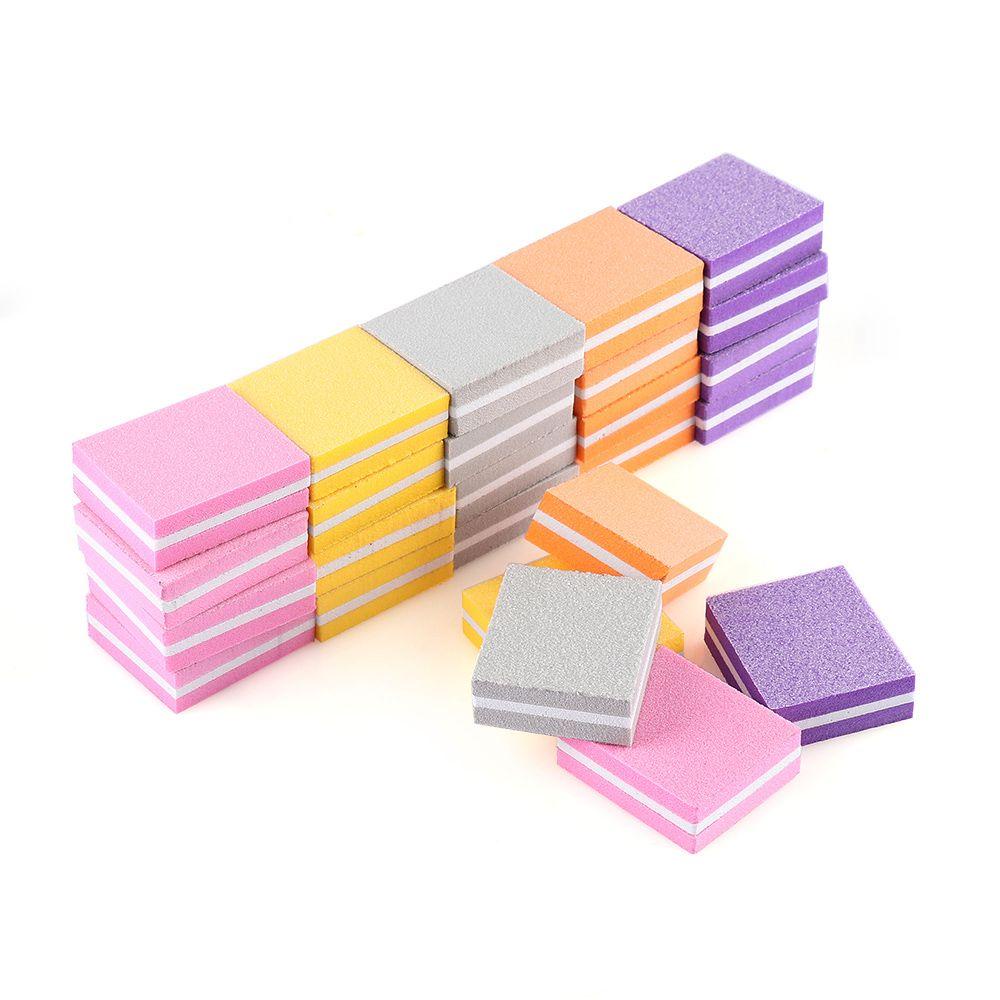 ♪PATH♪ 5/10/20pcs New Nail Buffer Mini Polishing block Nail Polisher Beauty Double-sided Manicure Tool Hot Trimming Kit Sanding Files/Multicolor