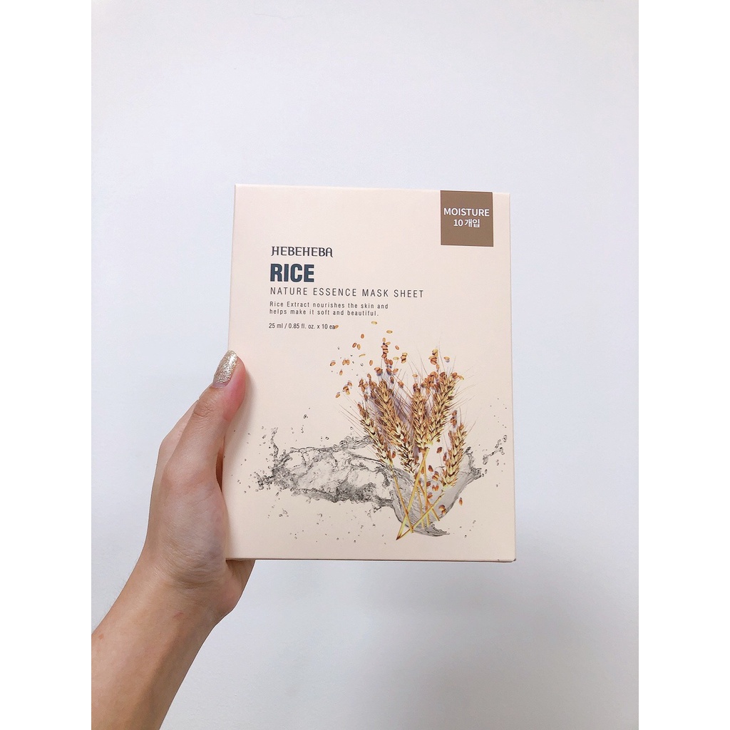 Hộp 10 Miếng  Mặt Nạ Dưỡng Da Hebeheba