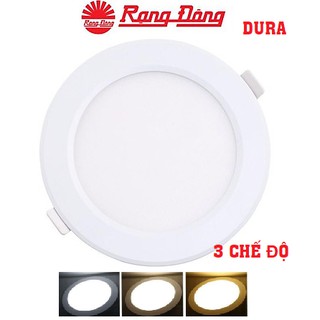 Đèn led panel tròn đổi màu 3 chế độ sáng rạng đông 7w, 9w, 12w pt04 đm
