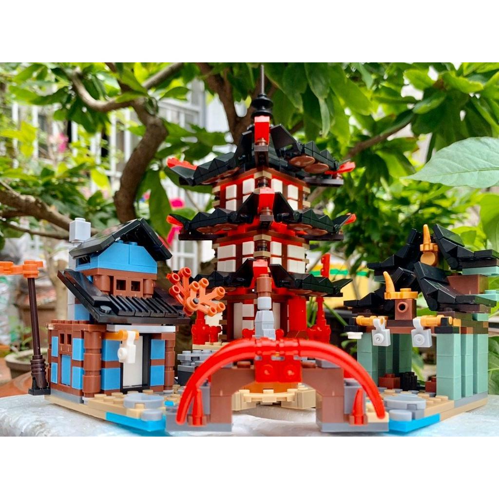 Đồ chơi lắp ráp Ngôi Đền Huyền Thoại Ninjago 810 chi tiết, mô hình lắp ráp Ngôi Đền Huyền Bí kèm tặng nhân vật ninja