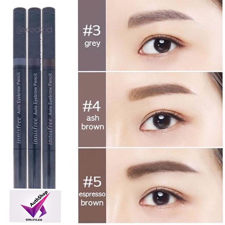 Chì kẻ mày Innisfree Auto Eyebrow Pencil | BigBuy360 - bigbuy360.vn