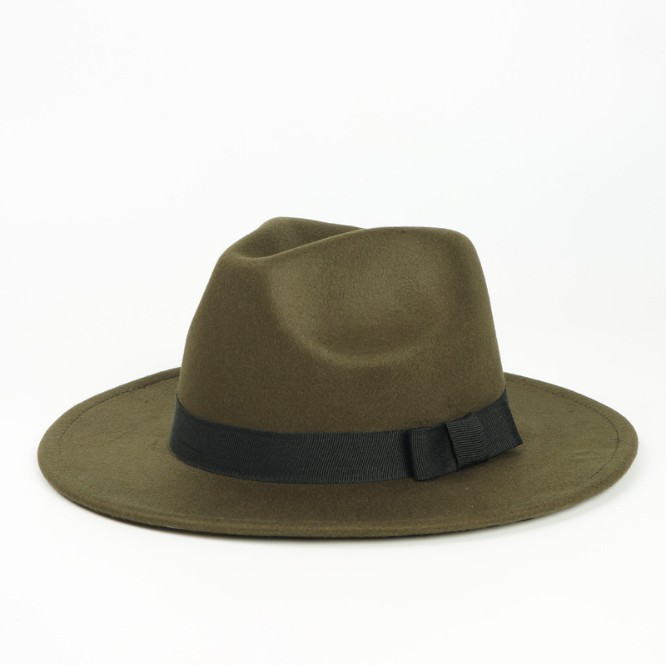 Mũ Phớt Fedora Nam Nữ FN04 Rộng Vành Thắt Nơ Mugout - Nón Phớt Vintage Chụp Ảnh ...