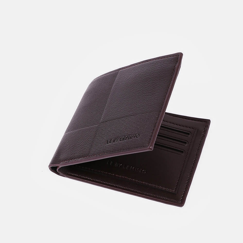 Ví Da Nam LEMINO Gạch Vân Độc Đáo LB32AB021