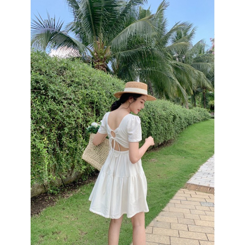 Đầm FOLLY - Đầm babydoll cách điệu lưng | BigBuy360 - bigbuy360.vn