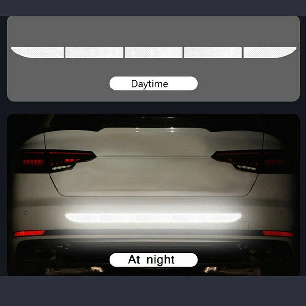 ☆YOLA☆ 5pcs/set Tail Auto Accessories Warning Mark Universal Safety Car Reflective Sticker