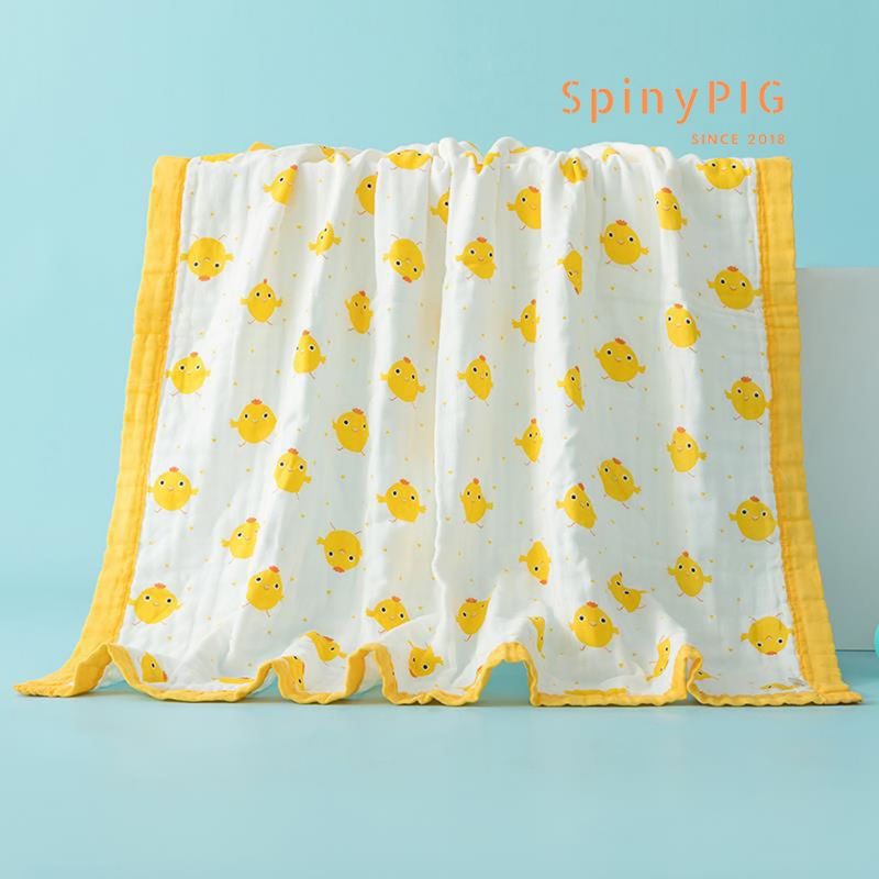 Khăn Tắm - Chăn Xô Sợi Tre Cao Cấp Bo Viền 4 Lớp Xuất Nhật 110x120cm