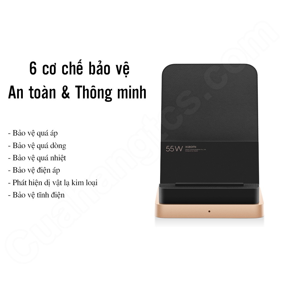 Đế sạc không dây Xiaom 55w MDY-12-EN