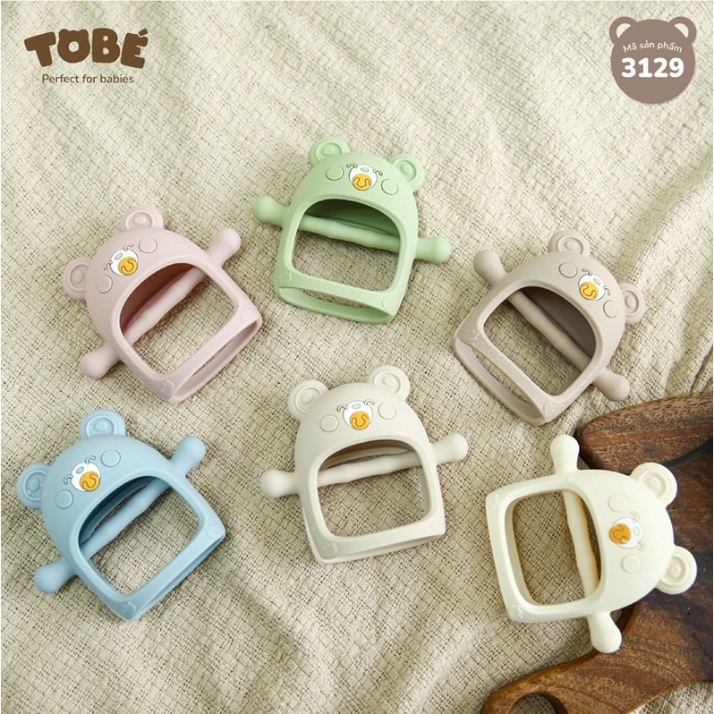 Gặm nướu Eco silicone cho bé cao cấp ToBé an toàn cho bé từ 3 tháng trở lên