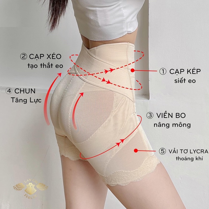 Quần gen bụng định hình giảm mỡ cạp cao,thanh định hình siết eo chống cuộn,nâng mông chống xệ-Kho Sỉ Mai Xuân