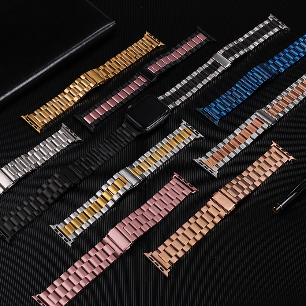 Dây đeo đồng hồ + Ốp TPU Jansin thích hợp cho apple watch 8 45mm 41mm 44mm 40mm 42mm iwatch series 8 7 SE 6 5 4 3