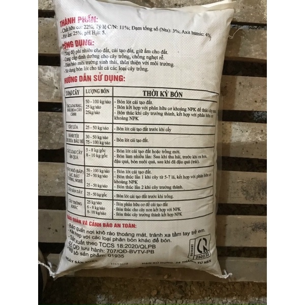 Phân bò ủ hoai 10kg