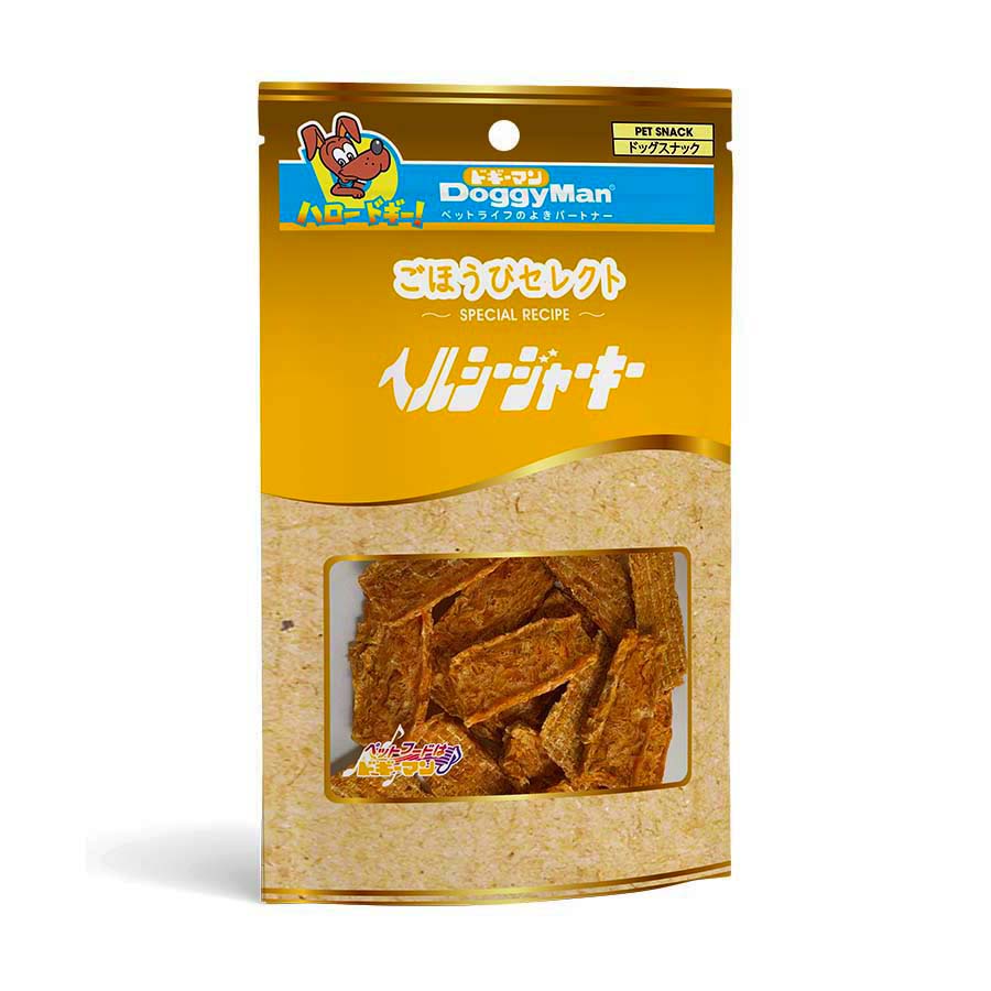 Gà sấy chó mèo Doggyman 90g dạng miếng gặm, thức ăn snack thú cưng ăn vặt Con Mèo Xiêm